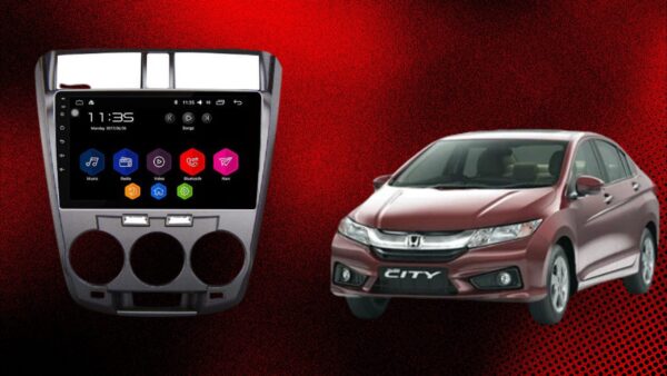Honda City (2009-2019) Android Player with IPS Display Multimedia System - Image 3