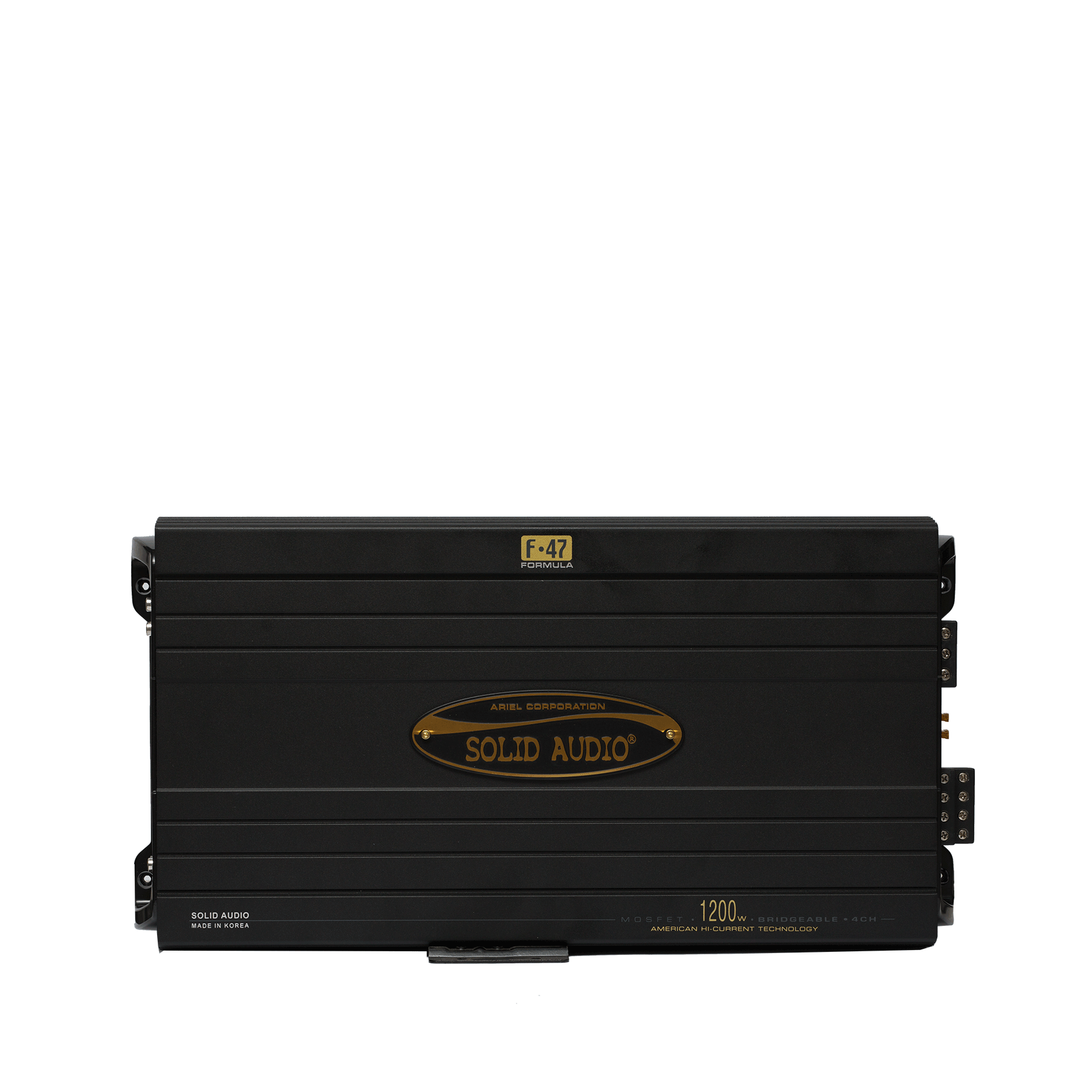 Solid Audio F-47 Amplifier 4 Channel Stereo Audio Power Amplifier | Sound Audio Device