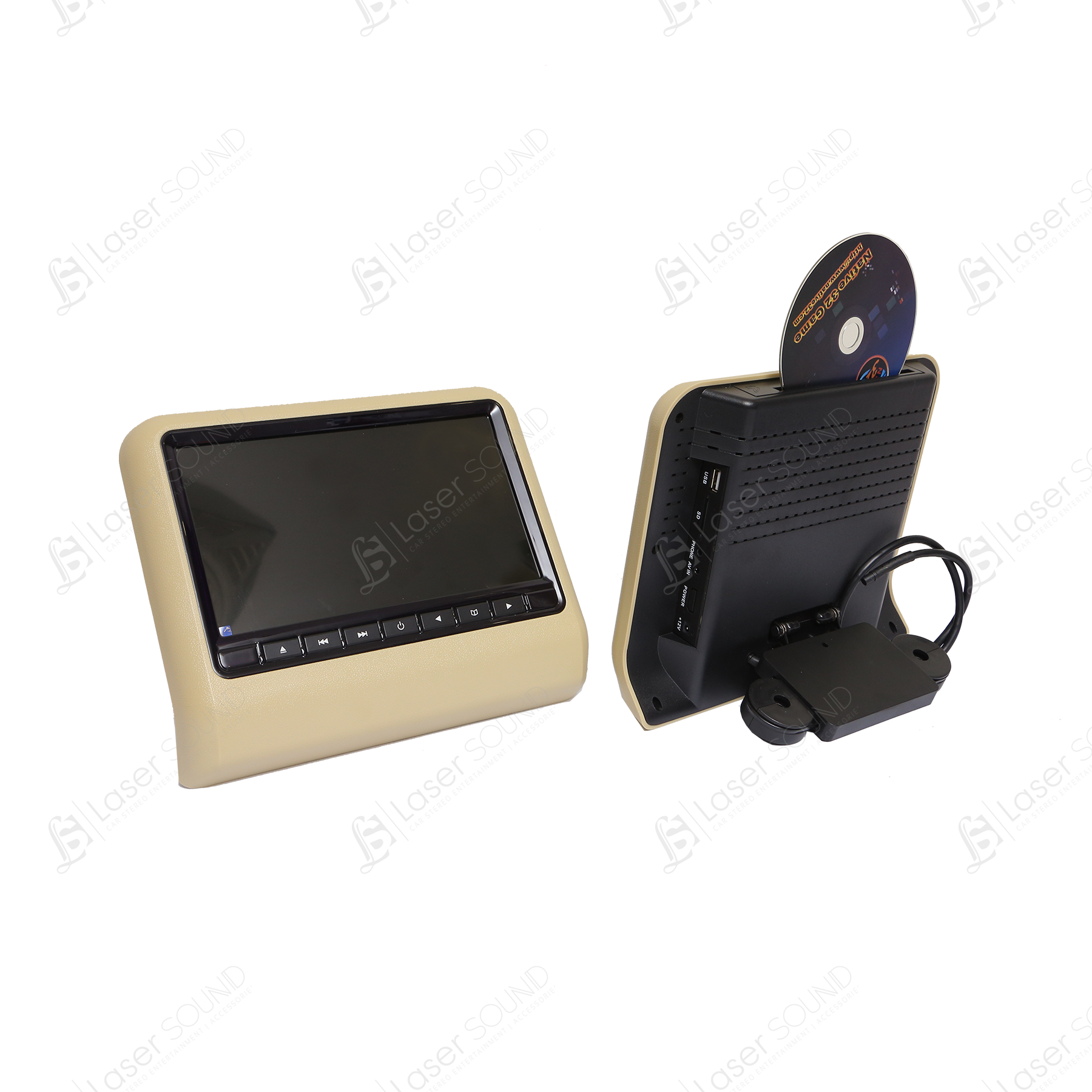 Universal 9inch AV Headrest With DVD Player