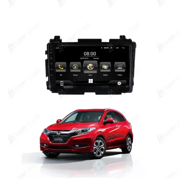 Honda Vezel 2013 to 2021 9" Android Panel HD Player IPS Display Multimedia System