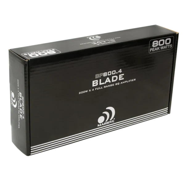 Massive BP800.4 V2 - 60 Watts RMS x 4 @ 4 Ohm 4 Channel Amplifier - Image 2