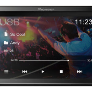Pioneer DMH-A245BT Digital Media AV Receiver with Bluetooth, iPhone, USB & Aux-In.