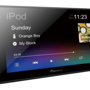 Pioneer DMH-A345BT 6.8″ Digital Media AV Receiver with Bluetooth, iPhone, USB & Aux-In.