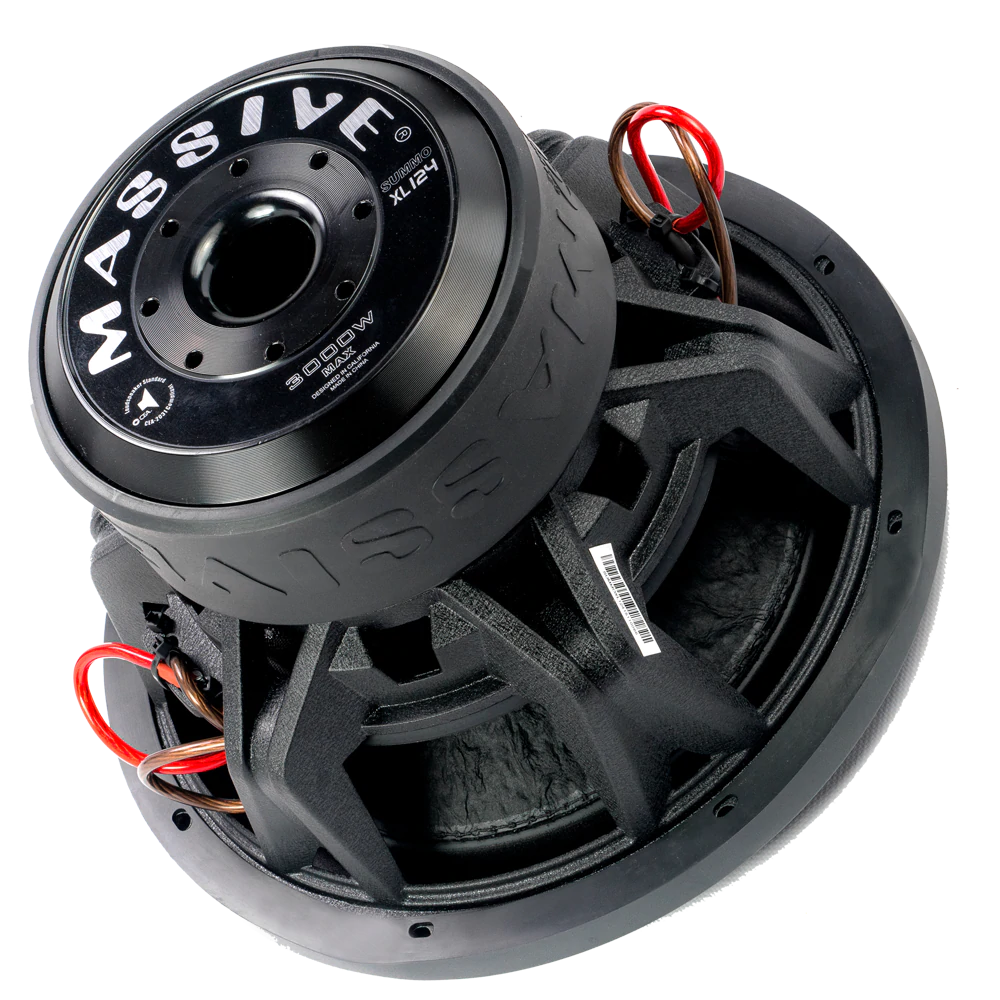 Massive SUMMOXL124 - 12" 1500 WATTS RMS DUAL 4 OHM SUBWOOFER