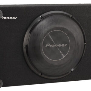 Pioneer TS-A2500LB 10" – 1200 W Max Power/ 300 W RMS, Single 2W Voice Coil, Rubber Surround - Shallow-mount Pre-loaded Enclosure Subwoofer